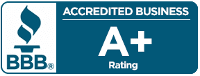 Better business bureau a+ rating badge